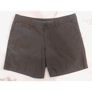 Nike The Athletic Dept. Chino Shorts Women's Size 8 Olive Flat Front Casual